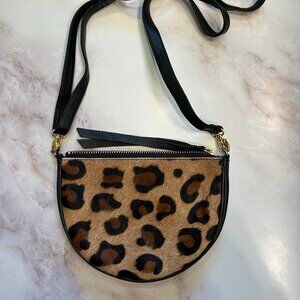 Cleobella Leopard Leather Crossbody Belt Bag